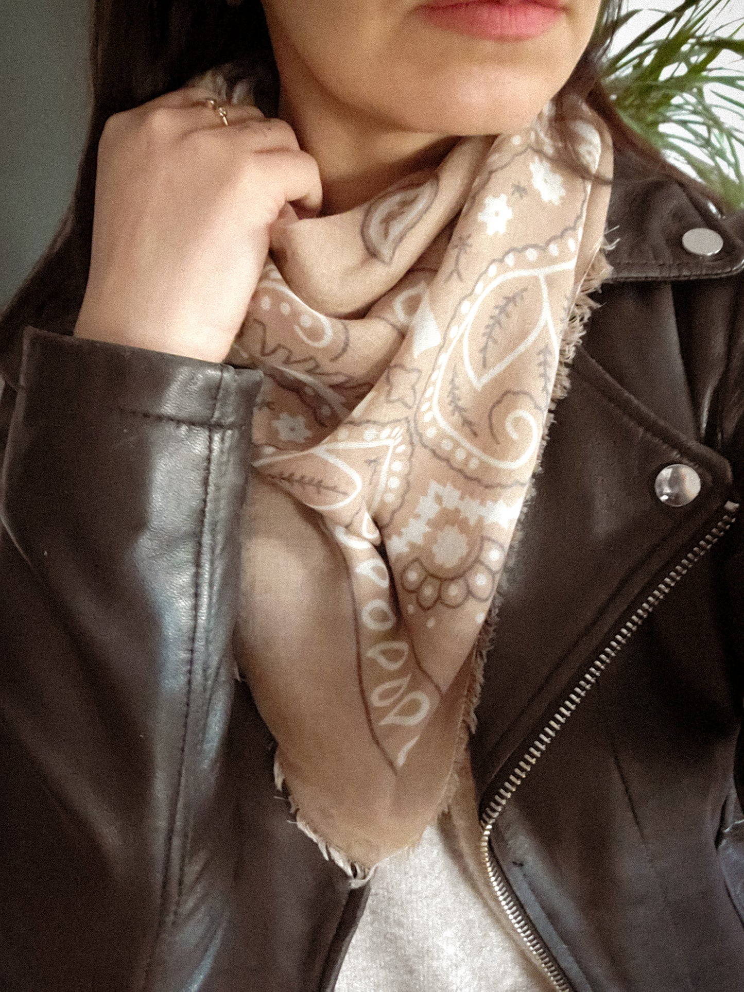 Foulard bandana léger Camel