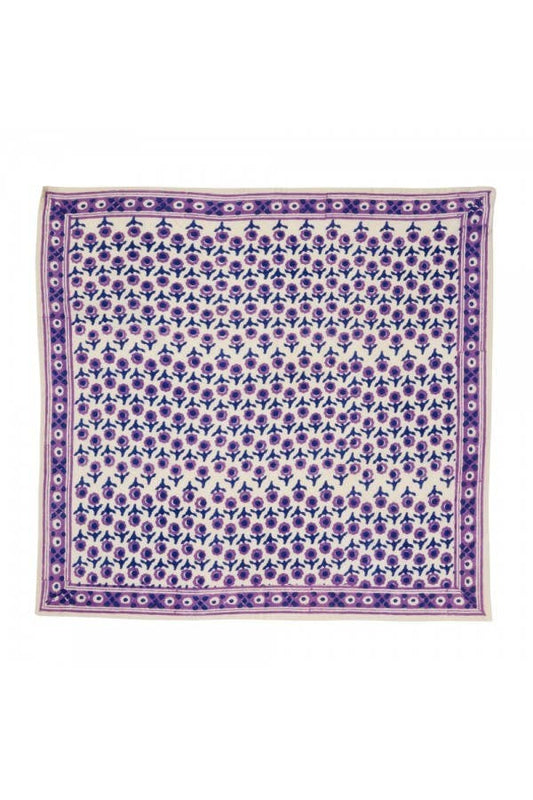 Petit Foulard Indien - Awisha Cassis