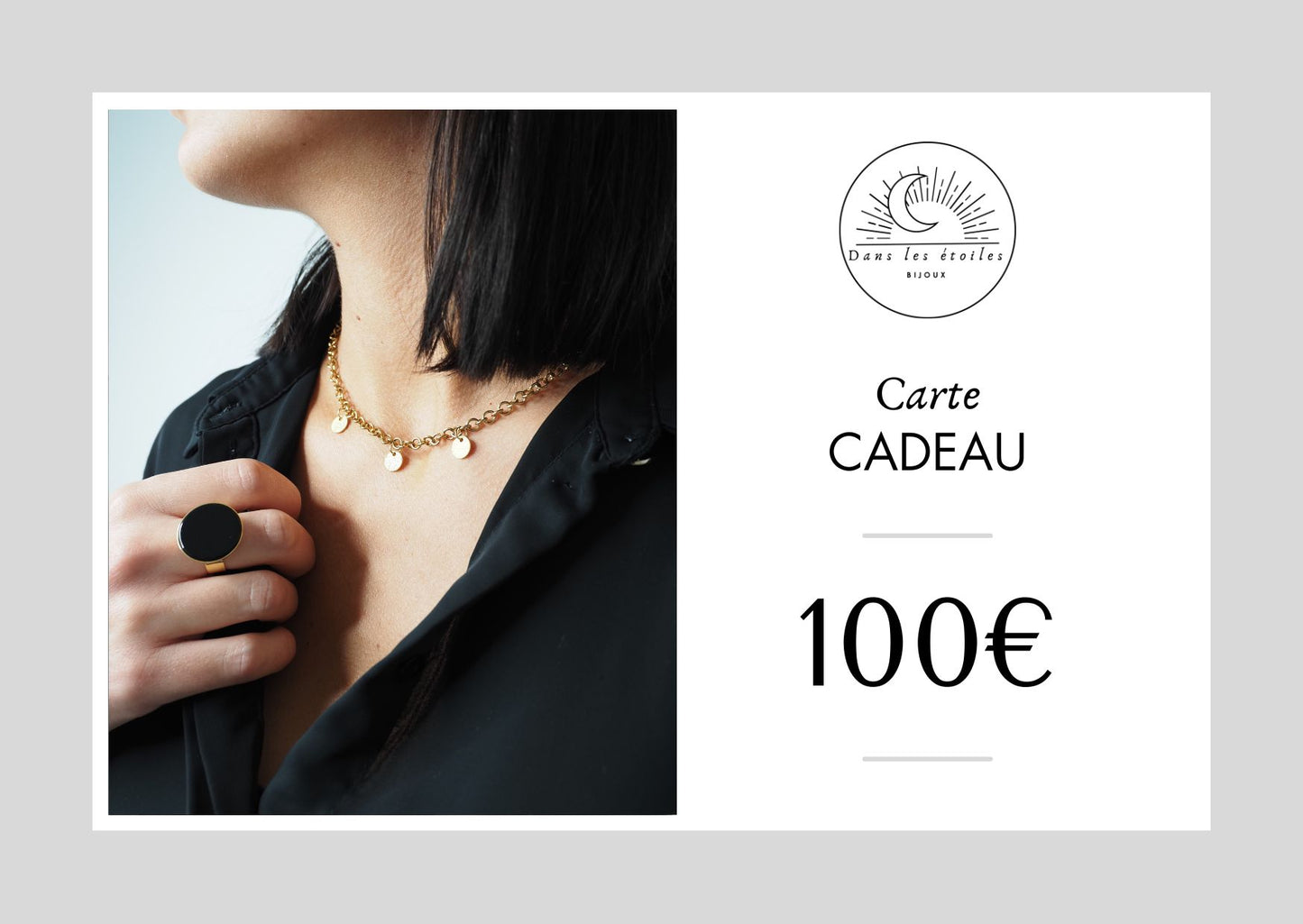 E-Carte cadeau Dans les étoiles Bijoux