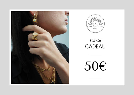 E-Carte cadeau Dans les étoiles Bijoux