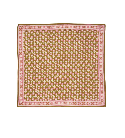 Grand foulard indien - Isha Absynthe