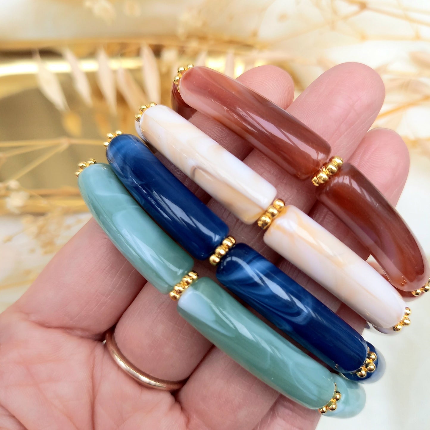 Bracelet Jonc CELESTINE – Graphique, coloré et tendance