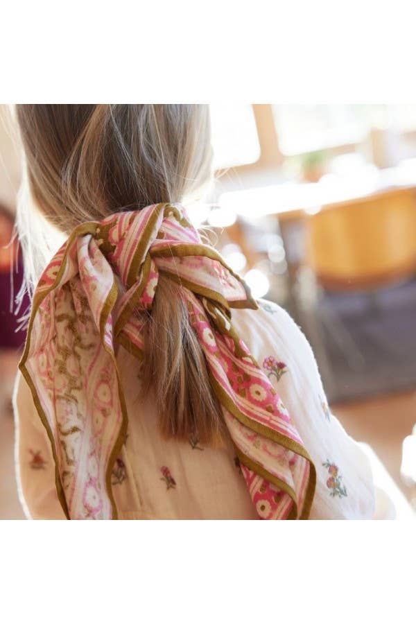 Petit Foulard Indien - Awisha Absynthe
