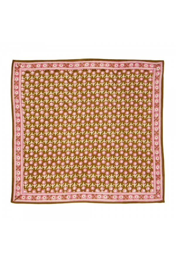 Petit Foulard Indien - Awisha Absynthe