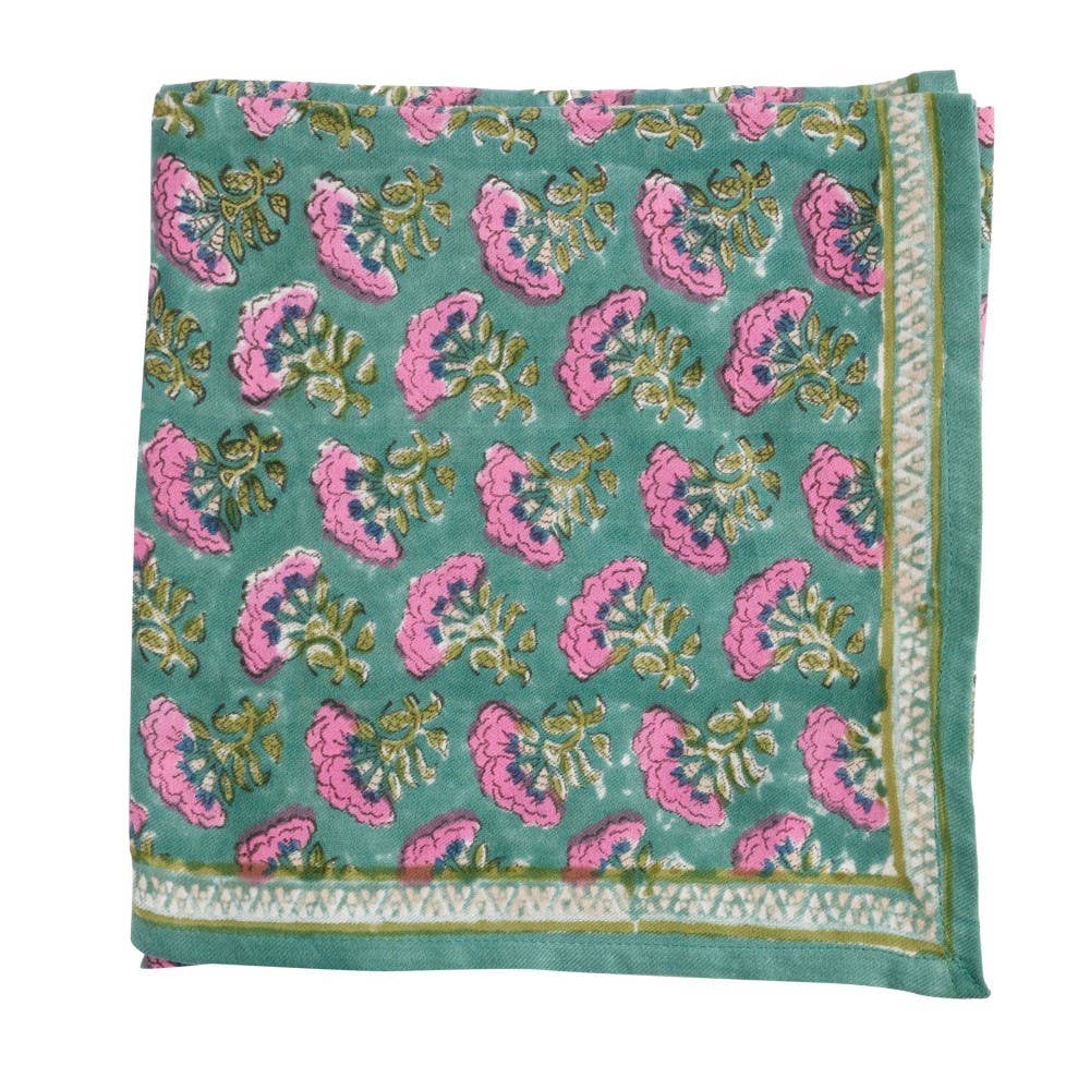Foulard Indien - Namaste Vert