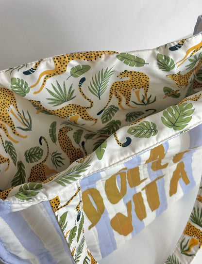 Sac cabas matelassé réversible – La Dolce Vita