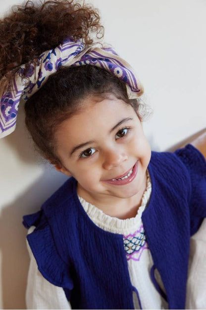 Petit Foulard Indien - Awisha Cassis