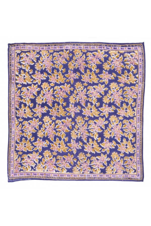 Petit Foulard Indien - Arya Indigo